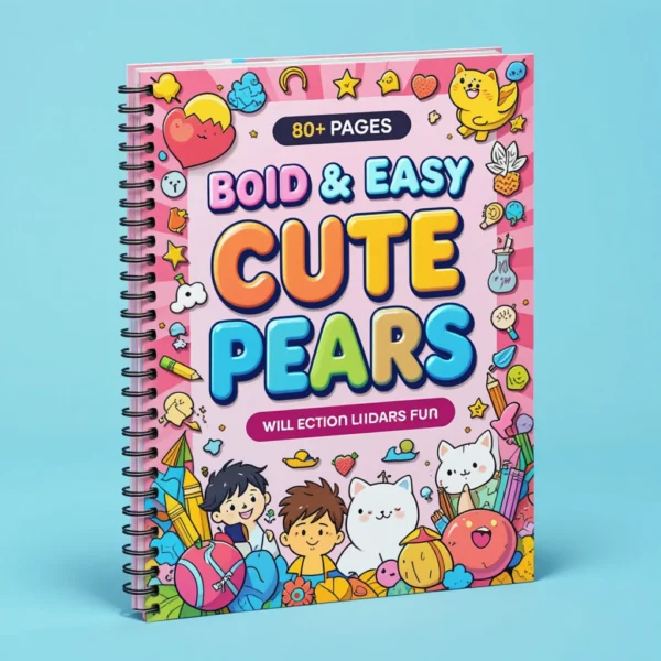 80+ pages  bold & easy cute pairs coloring pages